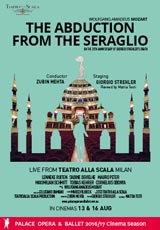 Poster for La Scala: THE ABDUCTION FROM THE SERAGLIO (CTC)